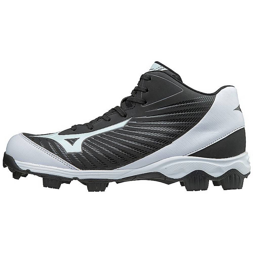 Scarpe Baseball Mizuno 9-Spike Advanced Franchise 9 Mid Molded Uomo - Nere/Bianche - 69723-BMZD